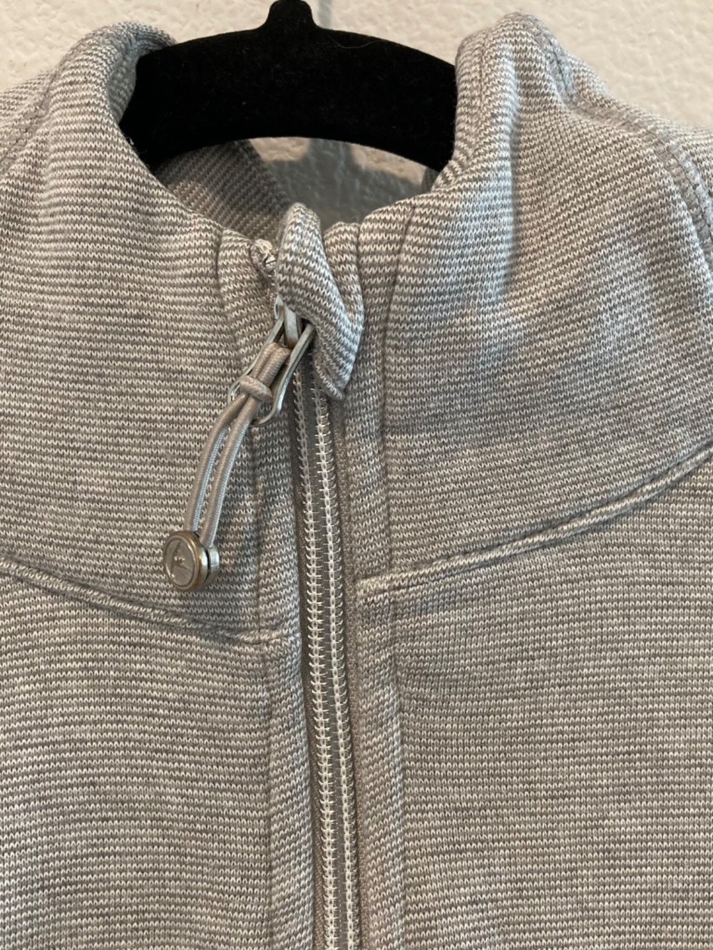 90 Degree by Reflex Gray Space Dye Full Zip Up Performance Hoodie Medium - Picture 4 of 11